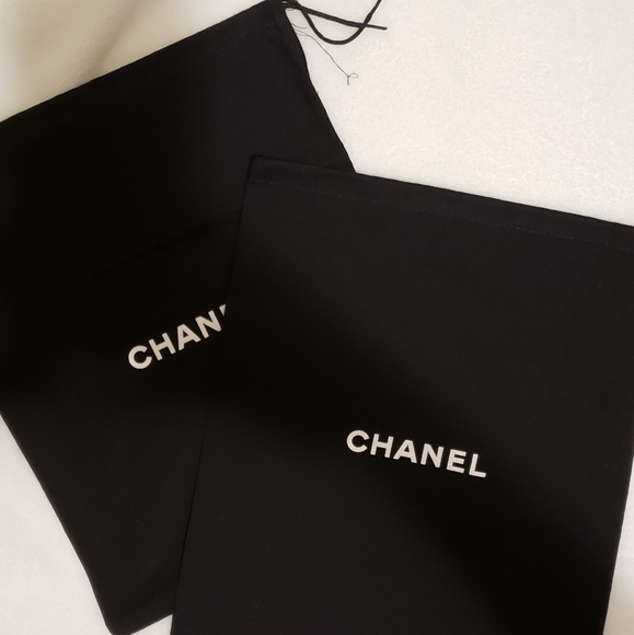 Authentic Chanel Drawstring Dust Bag
